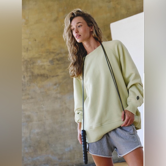 FP Movement by Free People Tops - NWT Free People Movement A Cut Above sweatshirt in moss - XS